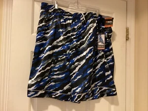 NWT Mens And1 Blue Basketball 8” Inseam Gym Shorts Size XL Elastic Waist Pocket - Picture 1 of 4