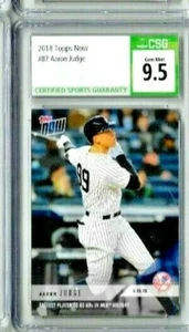2018 Topps Aaron Judge CSG 9.5 - Picture 1 of 2