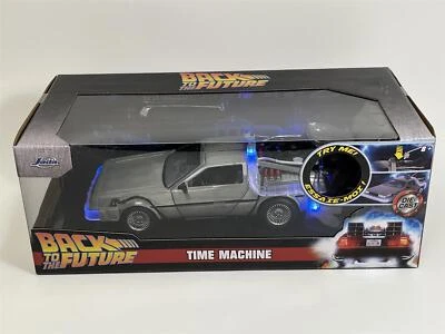 Back to the Future Time Machine Working Lights 1:24 Scale Jada 253255038 - Image 1 of 4