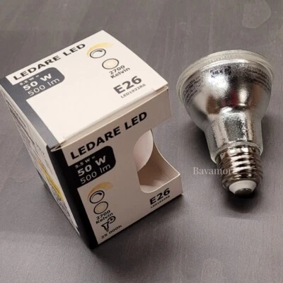 IKEA LEDARE LED bulb PAR20 E26 500 lumen, dimmable 2700 Kelvin BRAND NEW - Image 1 of 4