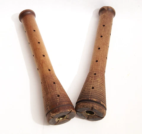 Antique Wood Yarn Spool Spindles Vintage Yarn Loom Primative Textile Spindles Cover