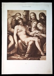 Pietà - Deposition de croix - G.A. Razzi dit Il Cavaliere Sodona- Bruxelles 1904 - Picture 1 of 1
