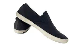 SeaVees Womens Baja Slip On Classic Black Linen Canvas US Size 8.5 - Picture 1 of 8