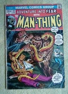 Fear #12 (2/73, Marvel) 4.0 VG (Man-Thing app.) Jim Starlin art - Picture 1 of 3