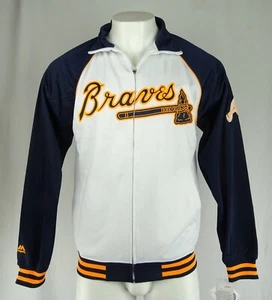 Atlanta Braves MLB Majestic Men's Big and Tall Track Jacket - Picture 1 of 7