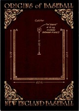 1994 ORIGINS OF BASEBALL - #10 NEW ENGLAND BASEBALL