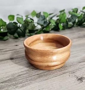 Handcrafted Hand Turned Wooden Trinket Bowl Round Wood - Picture 1 of 6