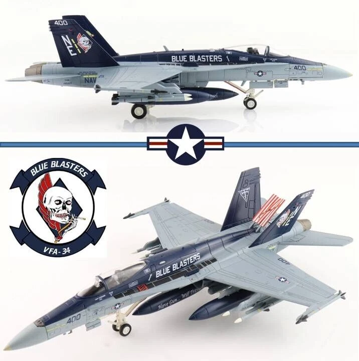 Hobby Master 1/72 HA3580 F/A-18C Hornet USN VFA-34 Blue Blasters Foto 1 de 4