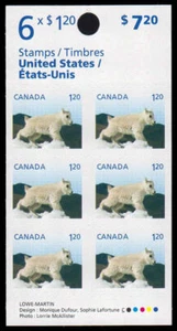 Canada Stamp Booklet - #BK575 Mountain Goat (2014) 6 x $1.20 Booklet of 6 sta... - Bild 1 von 1