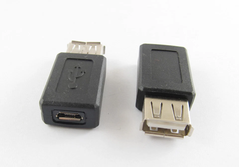 10x USB 2.0 A Female To USB Micro 5 Pin Jack Female Adapter Converter Connector - Image 1 of 4