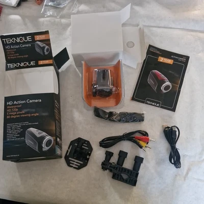 TEKNIQUE HD 720p Action Camera Waterproof Genuine NOS  - Image 1 of 4