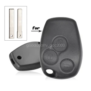 3 Tasten Schlüsselanhänger Gehäuse für Renault Clio Modus Kangoo Vauxhall Movano Vivaro - Bild 1 von 7