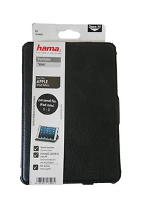 Hama - Portfolio "Slim" Per Apple Ipad Mini 1-3 - Nero - Nuovo - Foto 1 di 2
