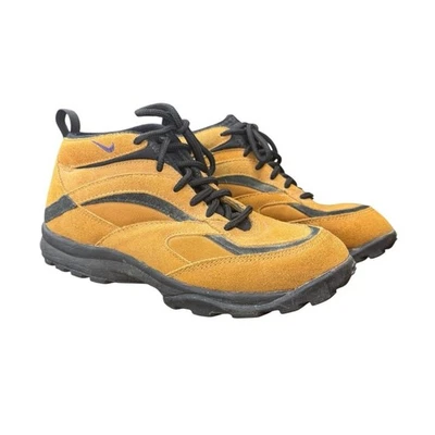 Vtg 90s Nike Wmns Regrind Mowabb Ankle Hiking Boots Brown Suede 7.5 - Image 1 of 4