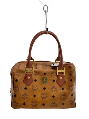 MCM Boston bag Visetos pattern leather camel allover - Image 1 of 4