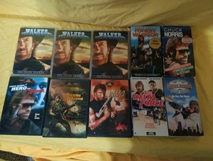 Chuck Norris Walker, Texas Ranger VHS DV.D LOT DELTA FORCE FOREST WARRIOR - Bild 1 von 9