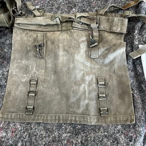 British Army Poncho Roll Cape Carrier Pick Head Pouch Olive GC #153 - Bild 1 von 9