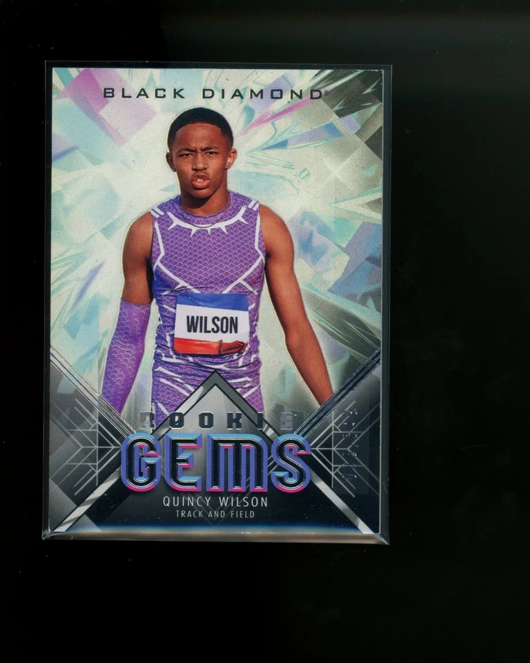 2025 Upper Deck Goodwin Champions Black Diamond Rookie Gems Quincy Wilson 88/349 - Image 1 of 1