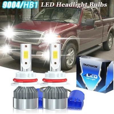 Kit de bombillas LED haz alto/bajo 6000K 9004 HB1 para Ford F-150 1987-1991 Foto 1 de 4