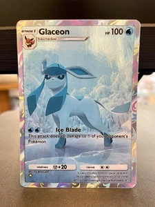 Fan Art Pokemon TCG Pocket Glaceon Holo Illustration Rare | Eevee Grove - Picture 1 of 2