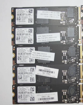 Lot of 5  2280 M.2 Samsung PM9B1 256GB SSD NVMe PCIe 4.0 Gen4 x4 OPEN BOX - Image 1 of 4