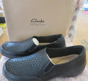 NWT Womens Black Clarks Cora Sky Shoes , 8.5 - Picture 1 of 3