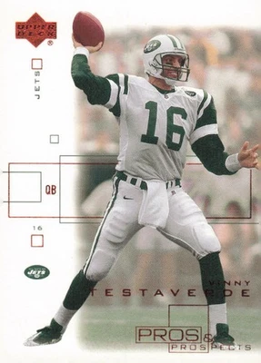 2001 Upper Deck Pros & Prospects #62 Vinny Testaverde - Image 1 of 2