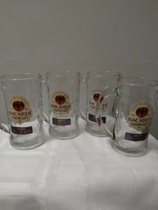 4er Set Bacardi Oakheart Rippled Glass Spiced Rum Becher - Bild 1 von 5