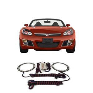 Bright Red Angel Eye Headlight Halo kit for Saturn Sky 07-10 - Foto 1 di 2