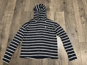 Abercrombie Kids 15/16 Navy & White Hooded Sweater - Picture 1 of 7