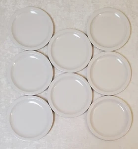 8er Set Texas Ware Weiß Melamin 6-1/2" Brot/Dessertteller 128 - Bild 1 von 4