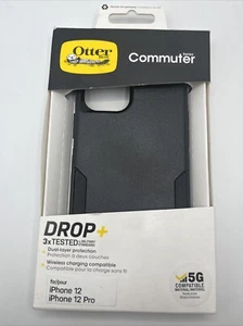 OTTERBOX Commuter Fitted Case for iPhone 12/12 Pro - Black - NEW in box - Bild 1 von 4