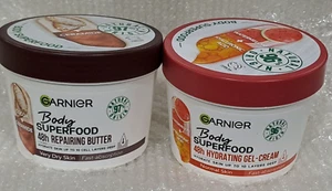 Garnier Superfood Skin Care: 1 Tub Cocoa Ceramide Body Butter & 1 Watermelon Gel - Picture 1 of 1
