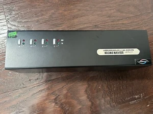 Linkskey 4 PORT USB KVM SWITCHDual monitor DVI & 7.1 surround sound Support - Photo 1/3