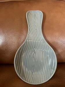 Temptations by Tara Woodland Gray Grey Spoon Rest New - Picture 1 of 3