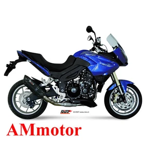 Mivv Triumph Tiger 1050 2010 10 Pot D' Echappement Moto Suono Black Low - Picture 1 of 1