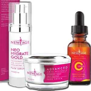 Skin Care Beauty Box (Set of 3) Gift Set Vitamin C and Hyaluronic Kit Eye Ser... - Picture 1 of 1