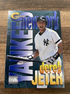 1997 Circa Boss #8 Derek Jeter Yankees Embossed