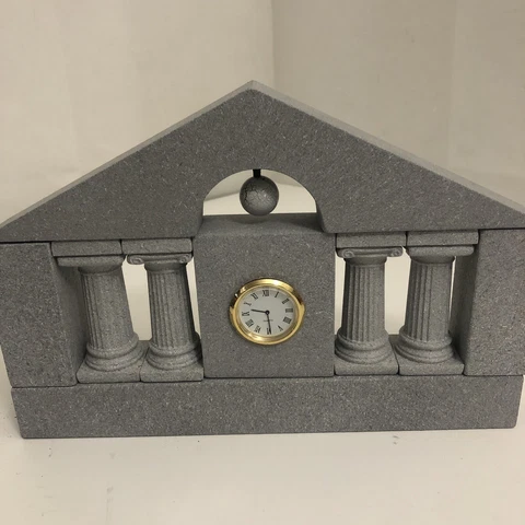 Sparta-Empire Building Blocks Clock By Roberta Sterba Studio-Rare Vintage Cover