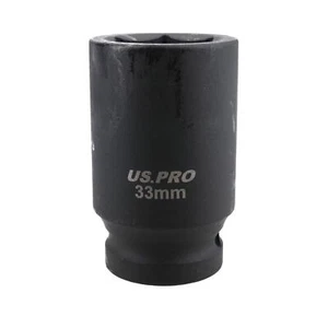 Toma de impacto profundo de 33 mm 3/4" unidad hexagonal única acero cromado vanadio de 6 puntos - Imagen 1 de 3