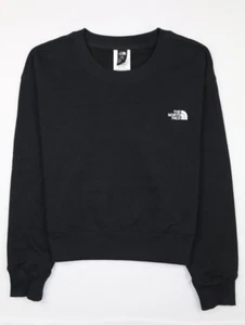 The North Face Womans Hoodies & Sweatshirts Cropped Crew Neck Sweatshirt Black L - Picture 1 of 13