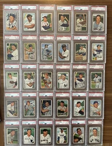 1952 Bowman Complete Set - HIGH GRADE (96 GRADED) - #38 PSA Registry - Picture 1 of 24