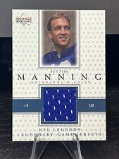 2000 Upper Deck NFL Legends GAME-USED Jersey Peyton Manning GU #LJ-PM (Colts)