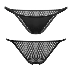 Women's Sexy Low Waist Thongs T-back Briefs Panties Micro Mini Sheer G-String - Picture 1 of 51
