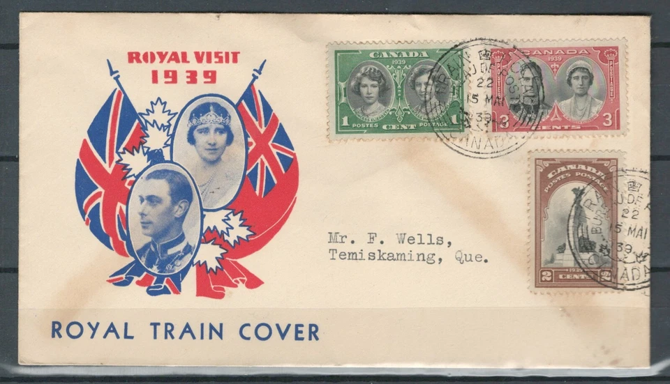 CANADA BRITISH COMMONWEALTH FDC COVER ROYAL VISIT 1939 LOT (BCL42) - Image 1 of 1