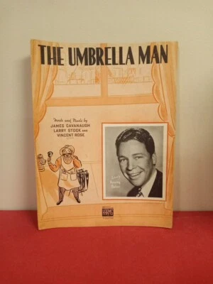 1938 Vintage "The Umbrella Man" Partituras, Piano, Voz, Instrumentos Clave Foto 1 de 4