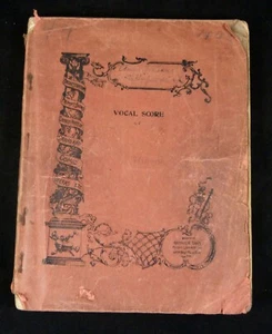 Mikado Vocal Score Gilbert & Sullivan arr. G. L. Tracy Arthur Tams Music Library - Picture 1 of 4