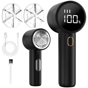 Afeitadora de tela eléctrica removedor de pelusa recargable 3 velocidades pantalla LED ajustable - Imagen 1 de 7