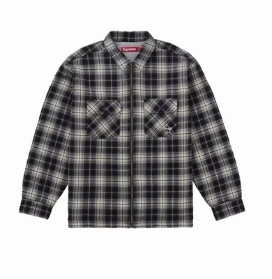 Supreme franela térmica forrada cremallera negra mediana Foto 1 de 4