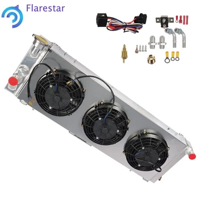 3 Row Core Aluminum Radiator For Jeep Cherokee XJ Comanche 2.5L 4.0L 1991-2001 - Изображение 1 из 4